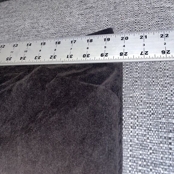 Norma Kamali Pants Womens 16 Black Corduroy Bootcut Old Money Quiet Luxury - Picture 6 of 10